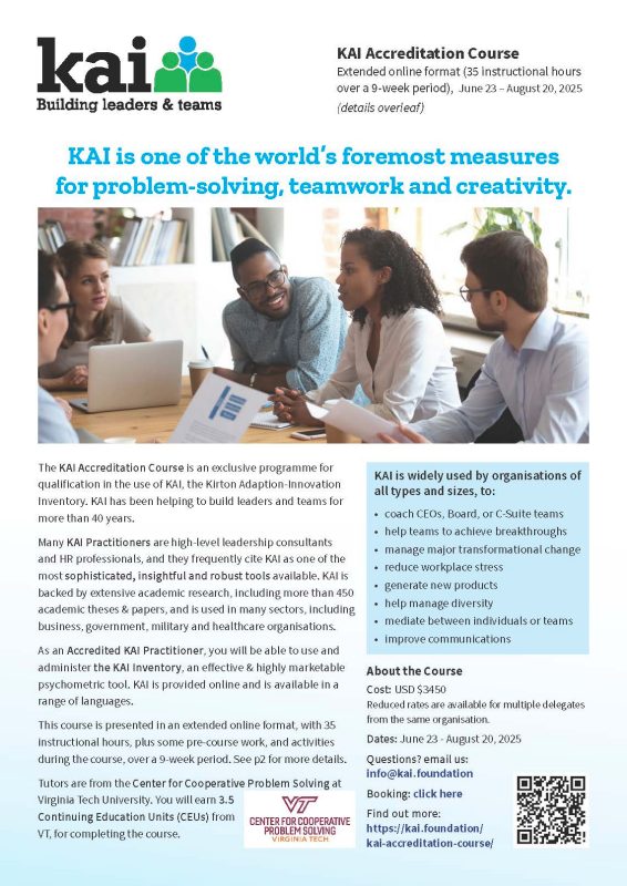 April 2025 KAI Accreditation Course